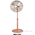 Base redonda com pedestal para suporte de piso de metal Ventilador elétrico com cobre